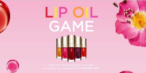 Free Clarins Lip Comfort Oil Sample