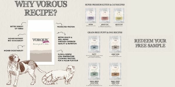 Free Sample of Vorous Recipe Pet Food