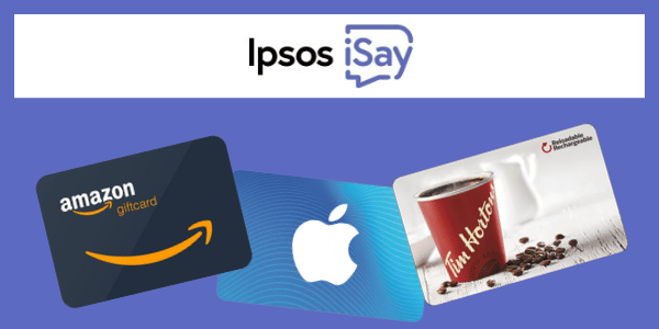 Ipsos iSay vouchers