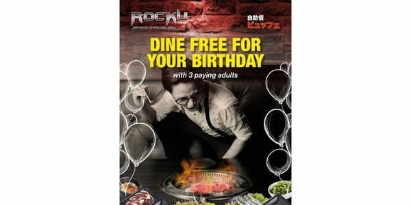 Free Birthday Treat at Rocku Yakiniku