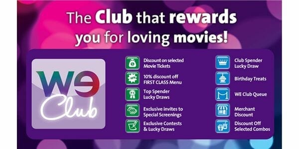 Free Birthday Treats at WE Cinemas