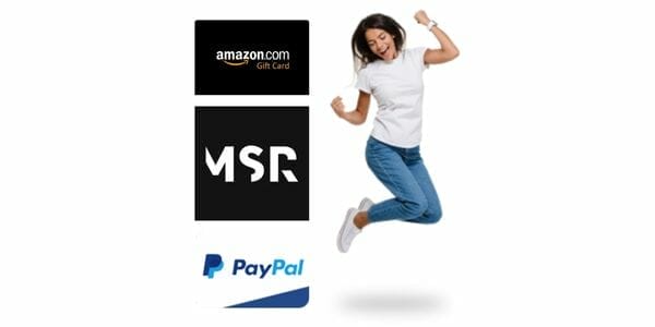 Free Cash Rewards & Welcome Bonus with MSR