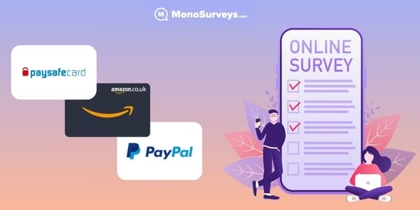 Free Amazon Gift Cards & Cash Rewards with MonoSurveys