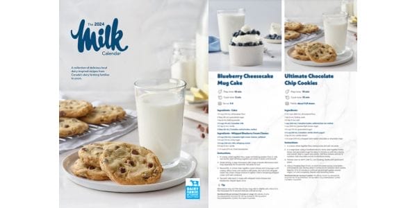 Free Milk Calendar & Recipes