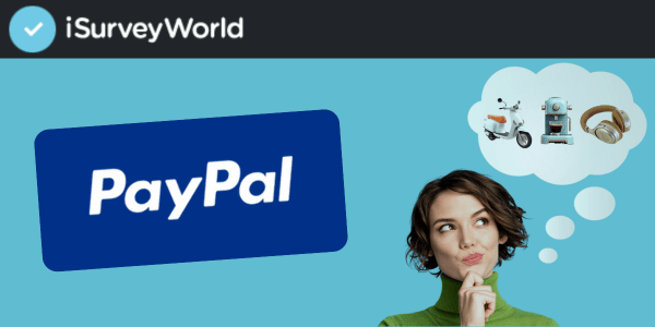 iSurveyWorld Paypal Reward