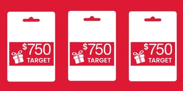 Free $750 Target Gift Card Image