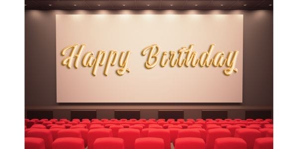 Free Cinema Ticket on Your Birthday