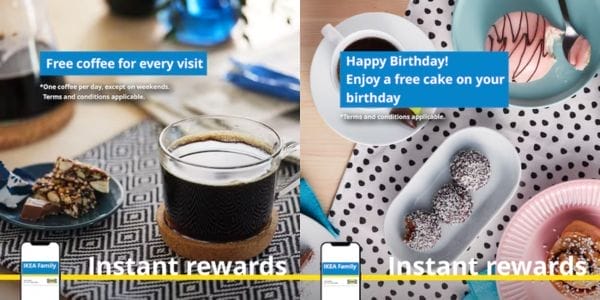 Free IKEA Coffee, Birthday Cake & More