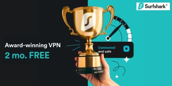 Free Surfshark VPN for 2 Months