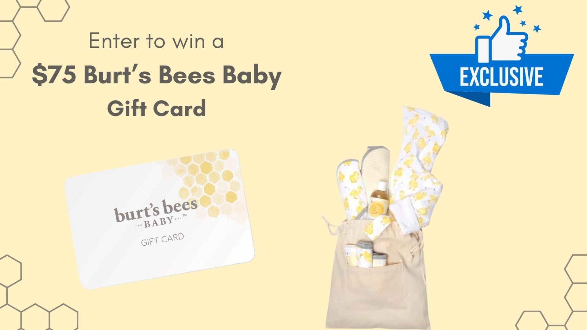 Burts Bees Baby Giveaway Promo Image