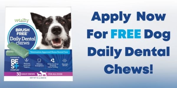 Free Daily Dental Chews for Dogs