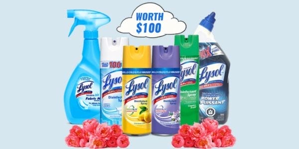 Free Lysol Cleaning Products