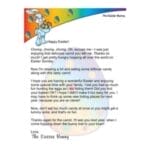 Free Easter Letter for Children Image